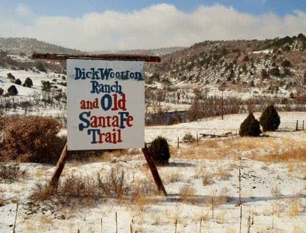 The Southwest Chief follows the legendary Santa Fe Trail past the Dick Wooten Ranch near Raton Pass.