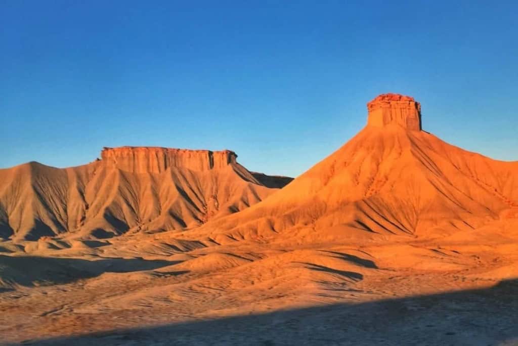 Amtrak Zephyr in Ruby Canyon Colorado