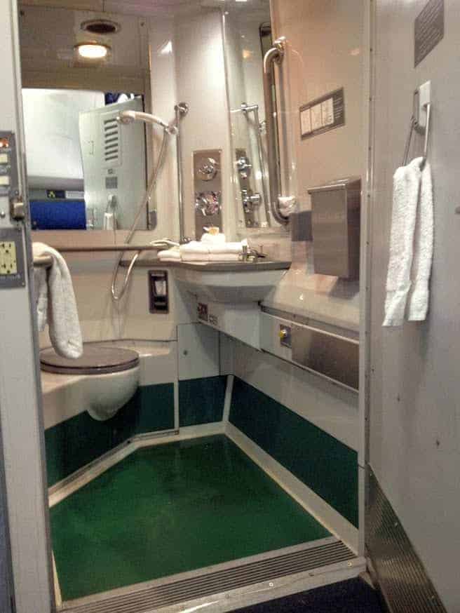 Amtrak accessible bedroom